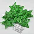 thumbnail image 2 of Wicker Rattan Stars For Home Garden Wreath Tree Decoration (9cm, Green), 2 of 3
