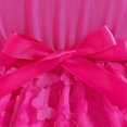 thumbnail image 6 of AUNVITO Girls Dress with Ribbed Flutter Sleeves Round Neck and 3D Butterfly Tulle Casual Elegant, 6 of 9