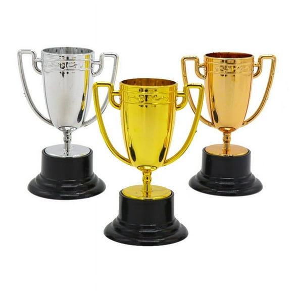 3pcs Trophy Award Kids Party Award Sports Event Competition Game Award Decoration