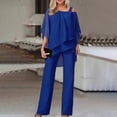 thumbnail image 1 of Puntoco Conjunto de mono irregular de manga corta casual de color de moda para mujer Puntoco Puntoco-4212, 1 of 6