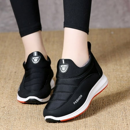 

Snow Boots Women Platform Fur Shoes For Women Slip On Shoes Woman Chunky Ankle Boots New Keep Warm Botas Mujer Winter Footwear
