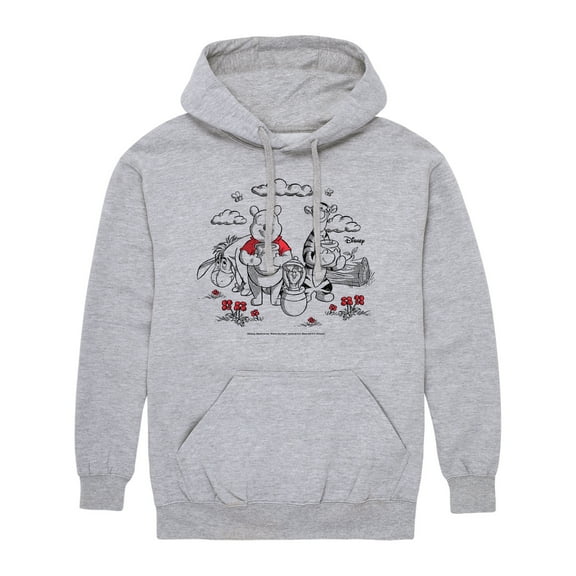 Winnie the Pooh - Character Group Honey  - Men's Pullover Fleece Hoodie