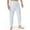 White, variant on Men's Drawstring Lounge Pants Casual Elastic Waist Pjs Joggers Comfort Sleep Pajama Pants Lightweight Solid Slacks