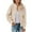 Beige, variant on Pyhlmscde Women's Casual Warm Solid Color Zipper Jacket Coat, Womens Tops, Jackets for Women, Fall Tops for Women 2025