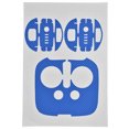 thumbnail image 1 of Carbon Fiber Sticker Wrap Decal Skin For DJI Phantom 4PRO / PRO+ Drone & Controller Blue, 1 of 2
