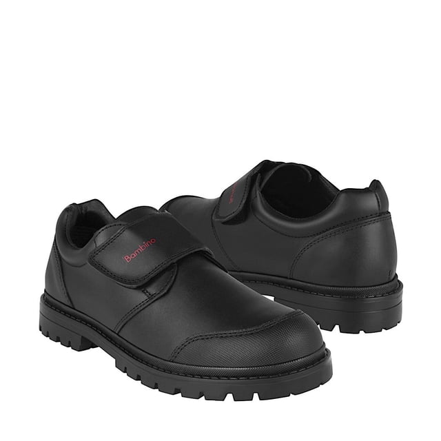 ZAPATOS ESCOLARES BAMBINO BA6327-M6 PIEL NEGRO