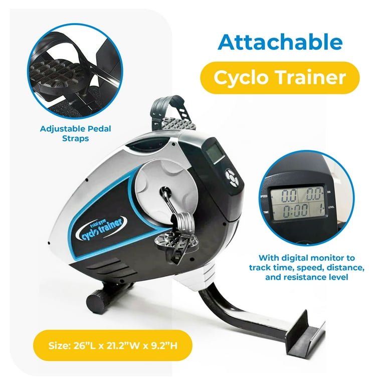 Total Gym Home Workout Aerobic Fitness Equipment Functional Cyclo Trainer with Digital Monitor Walmart