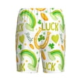thumbnail image 5 of Naloa St Patrick's Day1 Men's Short Pajama Pants, Lounge Comfort Shorts with Elasticized Waistband and Side Pockets - XX-Large, 5 of 9