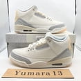 thumbnail image 3 of N I-K-E A i r-Jor-dan 3 Craft Ivory Grey FJ9479-100 Men's Size, 3 of 6