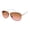 Rose Gold & White, variant on R3262 Women's Metal UV Protective Aviator Sunglasses. Gifts for Women with Flair, 64 mm