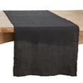 thumbnail image 5 of Saro Lifestyle Fringed Design Stone Washed Table Runner, 5 of 5