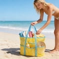 thumbnail image 4 of Large Beach Tote Swimwear Storage Bag Beach Bag For Organizing Mesh Handheld Storage Toiletry Pouch, 4 of 6