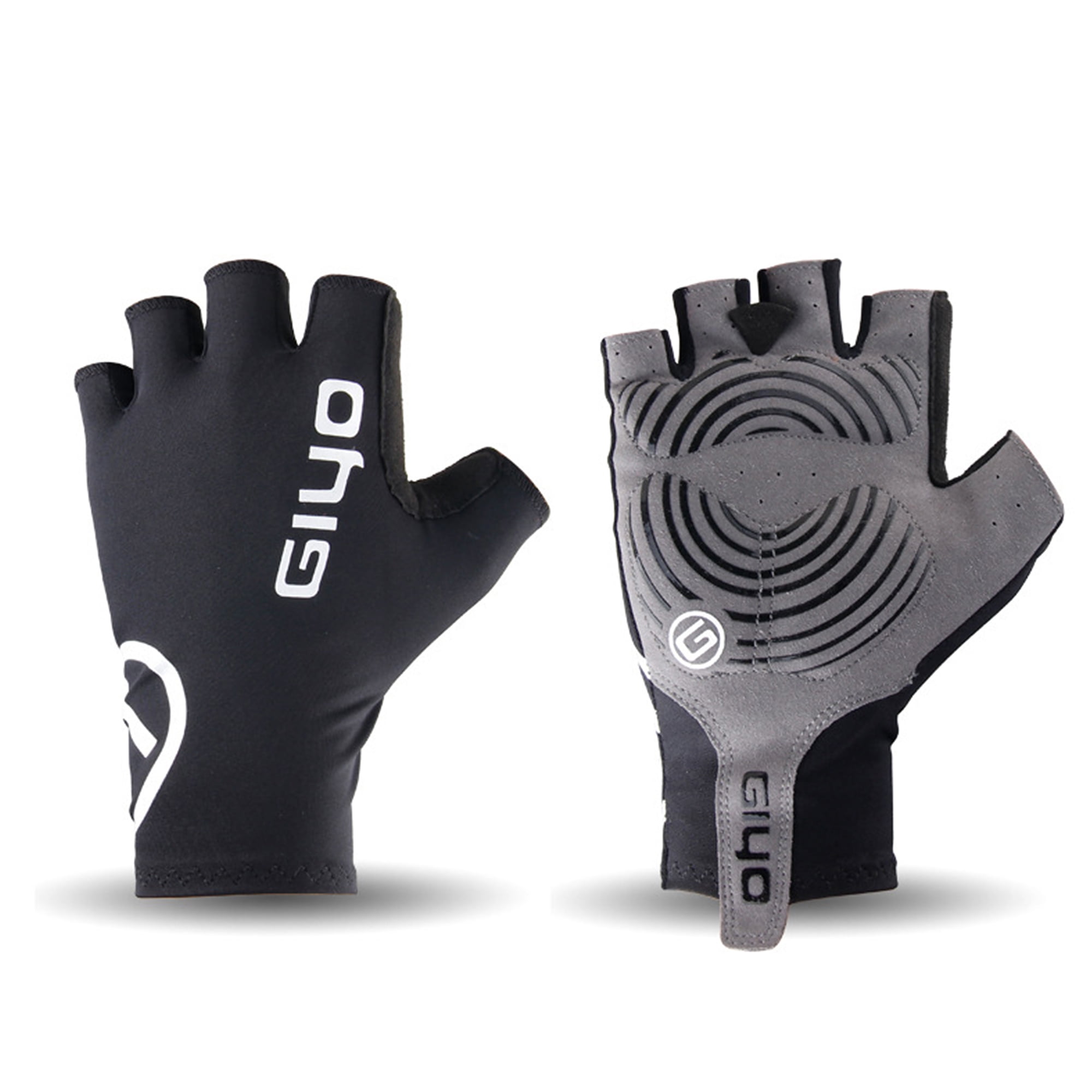 GEARONIC Cycling Gloves Anti-Slip Mountain Bike Gloves For Men Breathable Foam Padded Biking Gloves Shock Absorbing MTB Bicycle Gloves Half/Full Finger Guantes