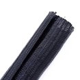 thumbnail image 3 of Expandable Cable Sleeve Self Closed PET Braided Management Auto Line Overlaps Flexible Loom Split Pipe Tube Wire Wrap Organizer, 3 of 5
