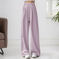 thumbnail image 2 of WENWU Women'S Pants Casual Pants Purple Pants Women Loose Fitting Pants for Women High Waisted Pants with Pockets Women'S Fall Pants, 2 of 9