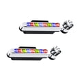 thumbnail image 3 of 2 luces antiniebla auxiliares para coche, impermeables, accesorios decorativos vistoso, 3 of 9