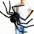 thumbnail image 6 of Wangbujianwang Halloween Decorations Giant Spider,  49 Ft Fake Halloween Decor Spiders Large, Furry Spiders for Outdoor Indoor Yard Home Costumes Party House Décor, 6 of 9