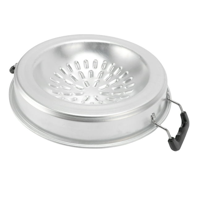 Thai Korean BBQ Grill Pan, Aluminum BBQ Grill Topper, 2 in 1 Non Stick Smoke Steak Grill Charcoal Pan Pork Hot Pot, Even Heating Barbecue Grill Plates, Camping BBQ Pan
