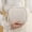 White, variant on Cififendec Portable Zipper Storage Pouch, 4.53"×5.51", Handheld Waterproof Makeup Sanitary Pad Bag for Travel Daily Cosmetic Organizer