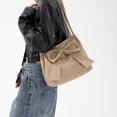 thumbnail image 2 of MBTI Bolsos elegantes para mujer, moda, lindo lazo, cuero sintético, estilo coreano, bolso de hombro, exquisito diseñador literario, nuevo bolso femenino, 2 of 5