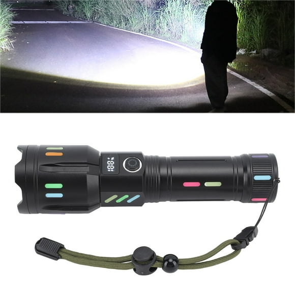 Handheld LED Flashlights, LED Flashlights Nano Level White Imitation Shark Fin Shell for Outdoor