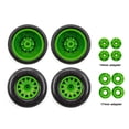 thumbnail image 2 of Neumáticos de rueda RC Neumáticos de coche RC 4 piezas Reemplazo para 1/10 Camión de curso corto 727 slash K1 RC Car Eccomum Neumático, 2 of 7