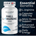 thumbnail image 2 of HALLUSA NATURAL L-Arginine Nitric Oxide Supplement for Heart & Athletic Health 60 Capsules, 2 of 10