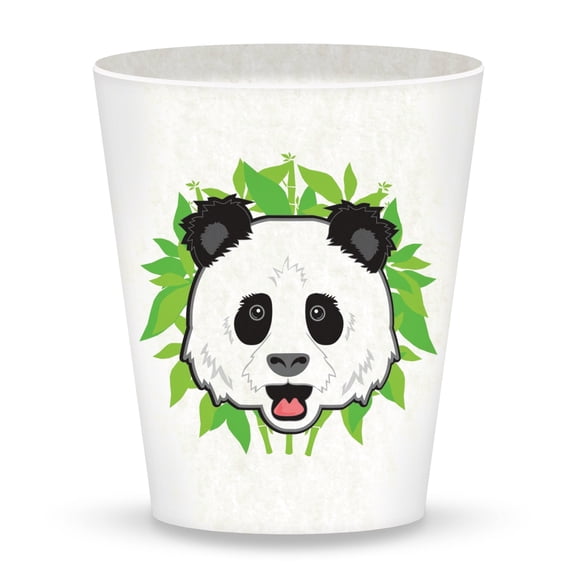 Ecoware Beaker - Panda by Deluxebase. Eco-Friendly Bamboo Tumbler Cup for Kids’ Dinnerware