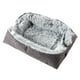 thumbnail image 1 of Xihbxyly Cama para Mascotas, Colchón Suave Antiansiedad, Bordes Elevados para Mayor Soporte Cervical, Diseño Autocalentable, Acogedora para Otoño E Invierno, para Uso En Interiores, Tamaño 61 X 51 Cm, 1 of 7