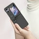 thumbnail image 3 of Caso Del Tirón TPU Flip Case Portable con correa de mano Flip Cover para Smartphone Find N2 (Negro), 3 of 6