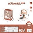 thumbnail image 4 of Children‘S Home Appliance Simulation Toys  Children‘S Kitchen Games  Coffee Machine  Blender  Bread Machine  Washing Machine  Vacuum Cleaner, 4 of 4