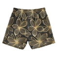 thumbnail image 7 of FORMRS Boys Swim Trunks Quick Dry Mesh Liner Boardshorts Sizes XS-XL, Golden Elegance, 7 of 7
