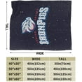 thumbnail image 3 of Lehigh Valley Ironpigs Fleece Blanket, Very Soft Microfiber Flannel Blanket for Couch Warm and Cozy for All Seasons, 3 of 6
