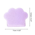 thumbnail image 3 of Unique Bargains 1 Pc Reusable Sponge Face Scrubber Cat Claws for Removing Makeup 5.31"x4.33" Purple, 3 of 5