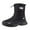 Black, variant on Xmyrz Waterproof Snow Boots For Men Cosie Abrasion Resistant Versatile Sneakers Streetwear Wide Calf Boots Winter Boots Mens Shoes