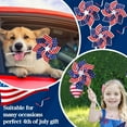 thumbnail image 4 of WXC12 Pinwheels Patriotic Decorations, American Flag On Stick Wind Spinners With Stake For Independence Day, Memorial Day Julys Of 4th Party Supplies, 4 of 6