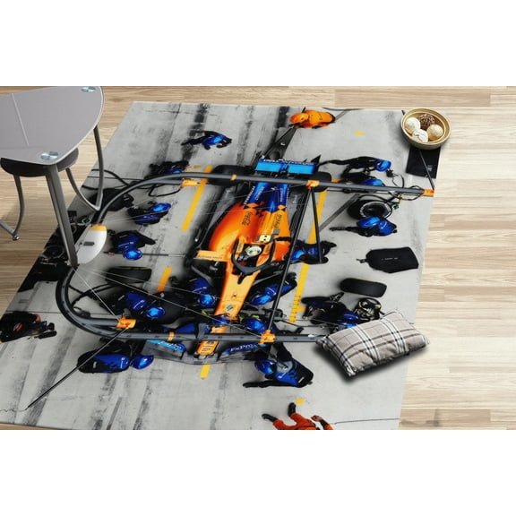 Car Racing Rugs, Rugs, Man Cave Rugs, Car Rug, Home Decor Rug, Colorful Rug, Entry Rug, Non Slip Rug, Personalized Gifts, 2.6'x6.5' - 80x200 cm