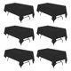 thumbnail image 1 of Mantel brillmax de poliéster negro rectangular de 6 pies (183 x 259 cm), 1 of 7
