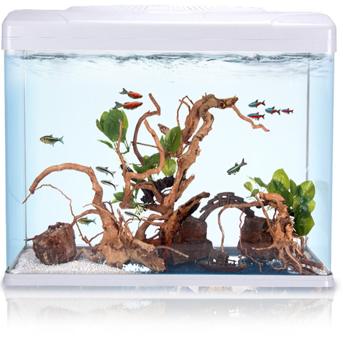Aquarium Fish Tank Underwater Driftwood Tree Root WoodStump Trunk Ornament Decor Walmart Canada