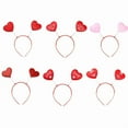 thumbnail image 6 of Sequins Heart Headband Valentines Headband For Girls Heart HeadBopper Headband And Heart Shape Heart Hair Hoop, 6 of 10