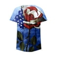 thumbnail image 6 of IROINNID 4th of July Tunic For Women Fashion Casual Loose Tops V-Neck Women Tops USA 4th Of July, 6 of 6