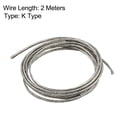 thumbnail image 3 of Unique Bargains K Type Thermocouple Wire 2x0.5mm Stranded Wire Extension Wire 2 Meters Long, 3 of 3