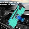 thumbnail image 5 of Designed for iPhone 11 Case with Screen Protector 2PCS, Military-Grade Drop Protection, Protective Phone Cases, with Ring Kickstand Shockproof Bumper Case for iPhone 11 6.1 Inch Turquoise, 5 of 5