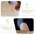 thumbnail image 4 of 4 Rolls Clear Sticker 25mm Transparent Round Sticker Envelope Box Tab Sealer, 4 of 8