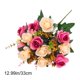 thumbnail image 3 of Paquete de rosas artificiales de plástico, flores de seda, decoración de flores para bodas., 3 of 6