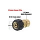 thumbnail image 2 of Adaptador de conector macho M22 a hidrolavadora de 1/4 de presión POWERTOOL, piezas de conexión rápida con rosca interna de latón, 2 of 5
