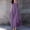 Purple, variant on Sakmal Tank Dresses for Women Black Maxi Plus Size Dress Solid Sleeveless Boat Neck Dresses