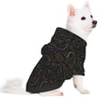 thumbnail image 2 of Fotbe Doodle Dinosaur Sudadera con Estampado para Perros Pequeños – Suéter con Capucha para Mascotas, Tela Suave de Forro Polar con Bolsillo-Small, 2 of 7