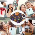 thumbnail image 5 of Wearable Blanket,Cute Halloween Icons Pattern Hooded Wearable Flannel Blanket for Adults & Teens,Winter Poncho Shawl Wrap Cape Cozy Anti-Pill,60"x80", 5 of 5