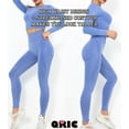 thumbnail image 6 of QRIC Women Leggings Smile Contour High Waist Workout Gym Yoga Pants Tummy Control Activewear Slimming Tights, 6 of 6